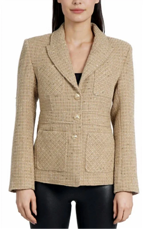 Daily Deals Gold Peyton Blazer