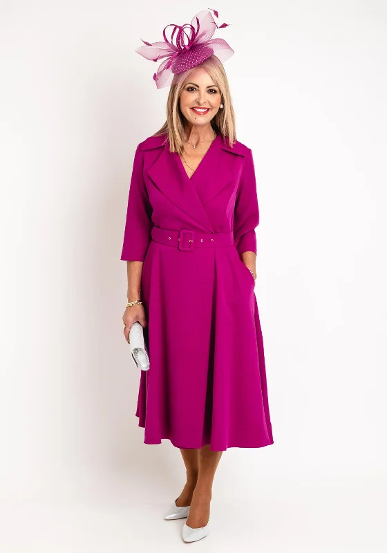 Huge Discounts Coco Doll Marci Wrap A-line Dress, Plum