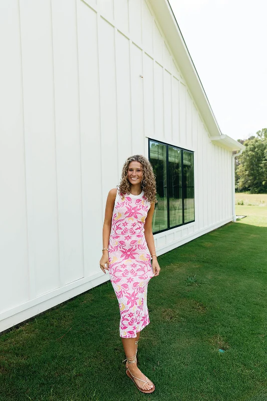 Big Savings Make You Smile Midi Dress - Multi