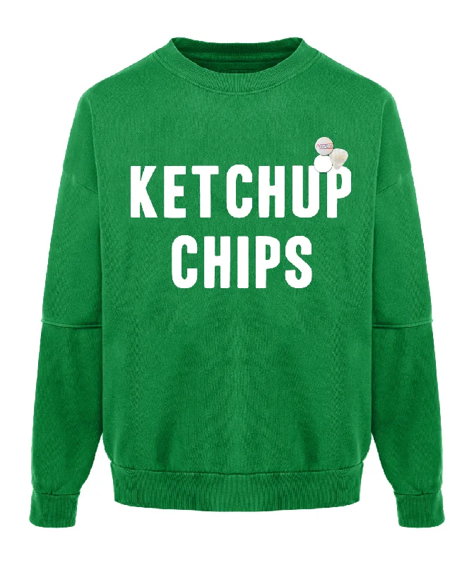 Special Price Sweatshirt roller grass "KETCHUP"