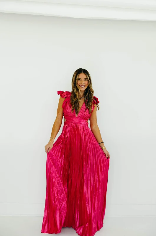 Blowout Sale Donna Maxi Dress - Hot Pink