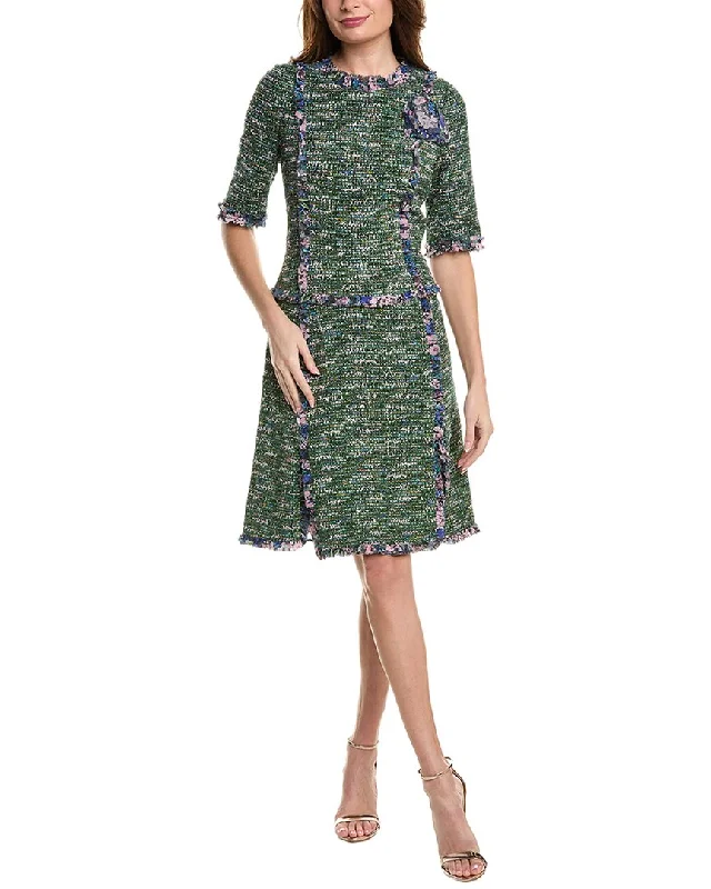 Discount Days Teri Jon by Rickie Freeman Tweed A-Line Dress