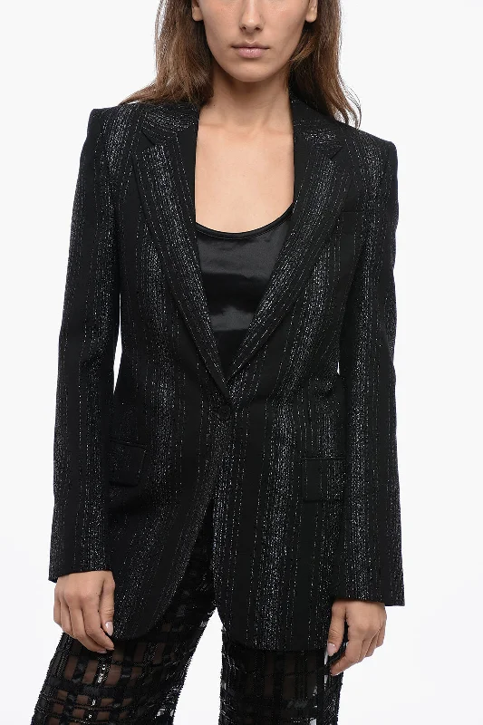 Online Only Stella McCartney Wool Blazer with Lurex Detailing