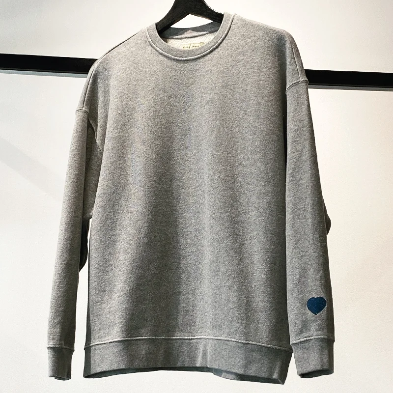 Savings Alert Nudie Bibbi Blue Heart Sweatshirt