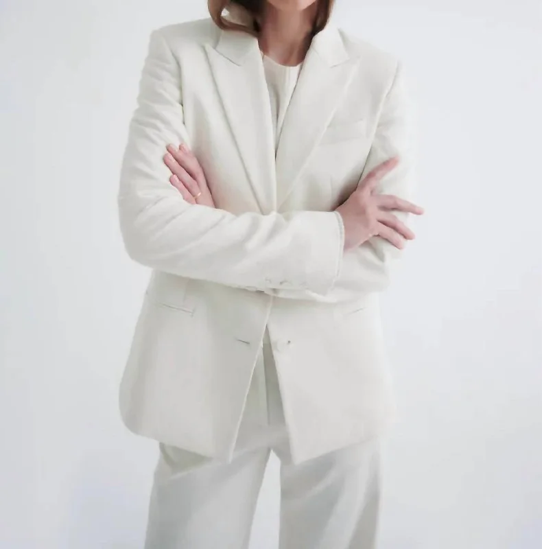 Limited Time Discount Husband Blazer In White