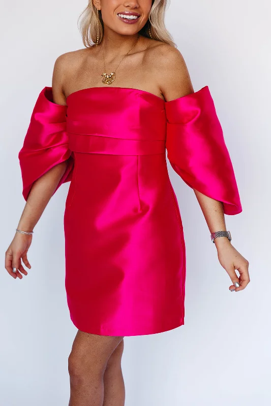 Deal Zone Topanga Mini Dress - Hot Pink