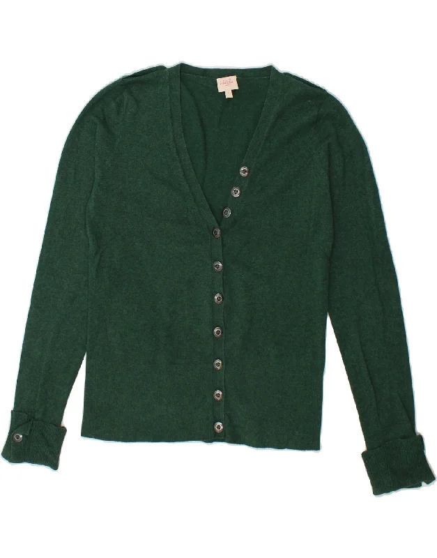 Seasonal Sale WHISTLES Womens Oversized Cardigan Sweater UK 2 2XS Green