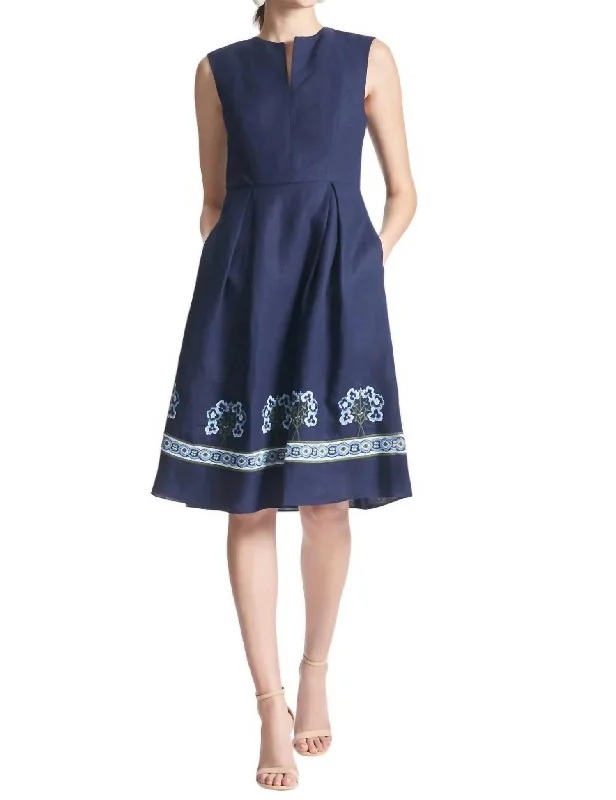 Referral Discount Christina Dress In Navy