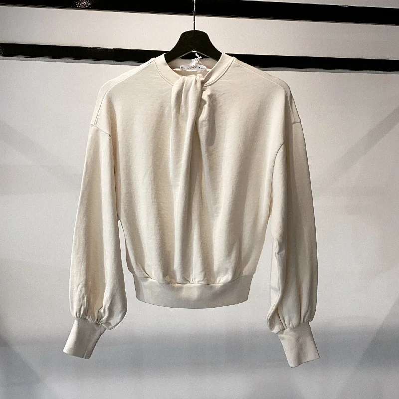 Price Fest Frame Twist Neck Sweatshirt
