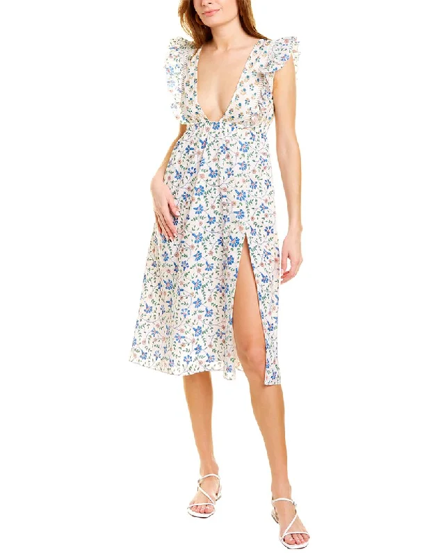 Limited Quantity Ash & Eden Santi Sleeveless Midi Dress