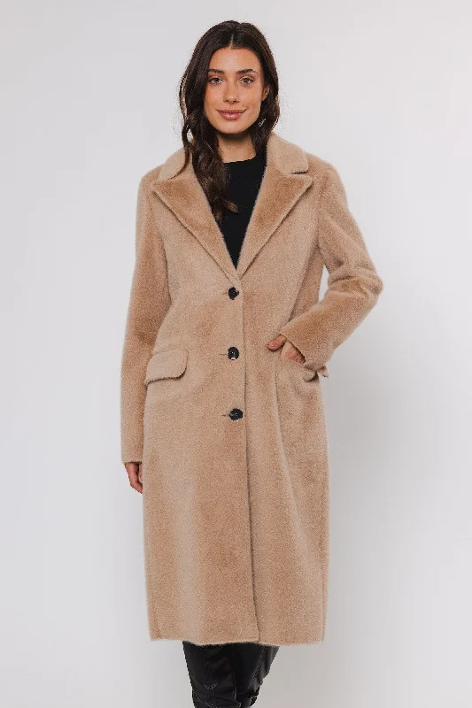 New Deals SAAMI LONG SINGLE BREASTED COAT