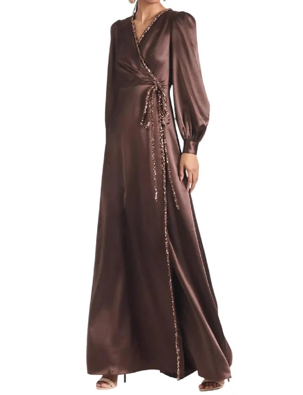 Best Bargains Dorthea Gown In Espresso