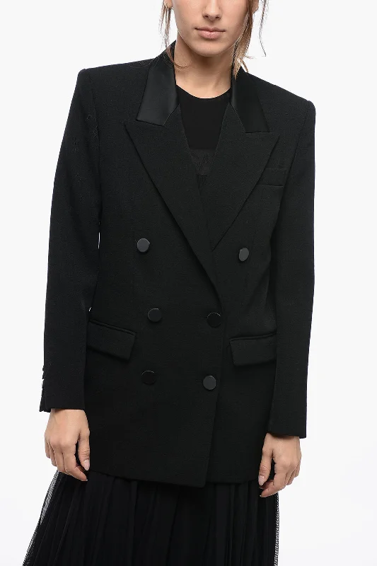 Online Exclusive Isabel Marant Double-Breasted Fevim Blazer With Peak Lapel