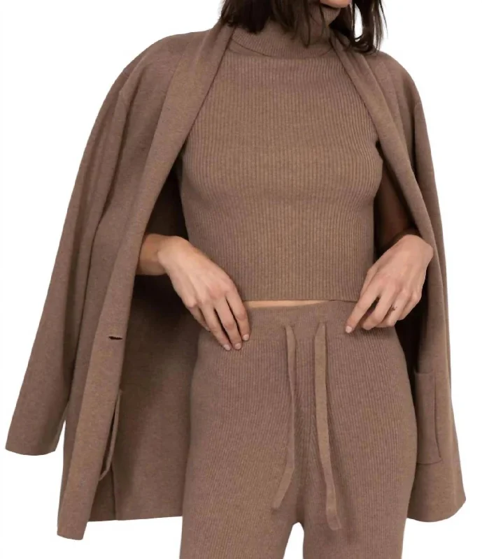 Big Discounts Helena Power Blazer In Mocha