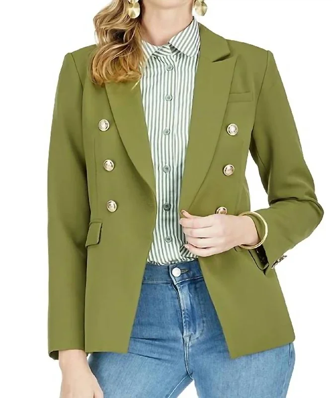 Can't Be Beat Winnie Blazer In Olive