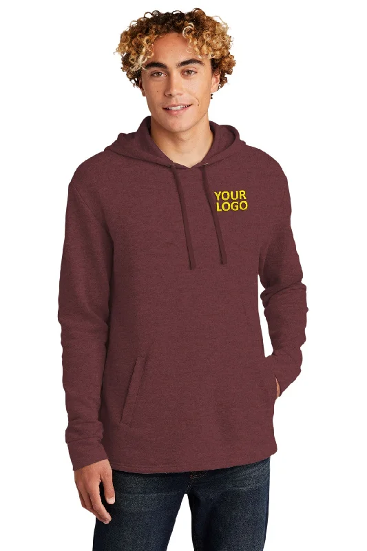 Midnight Sale Next Level Unisex PCH Fleece Customized Hoodies, Heather Maroon