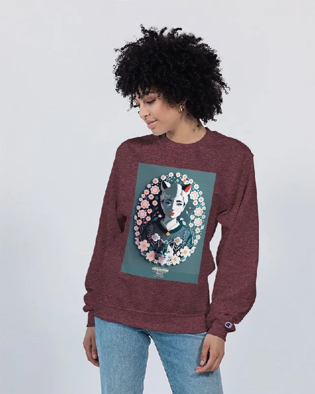 Incredible Offers Silverfox flower Unisex Sweatshirt | Champion