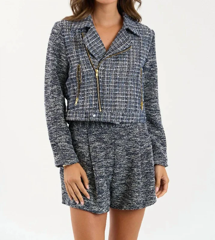 Markdown Madness Bliss Jacket In Navy
