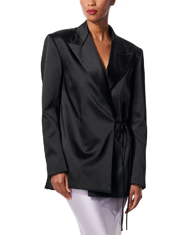 Last Chance Carolina Herrera Wrap Front Jacket