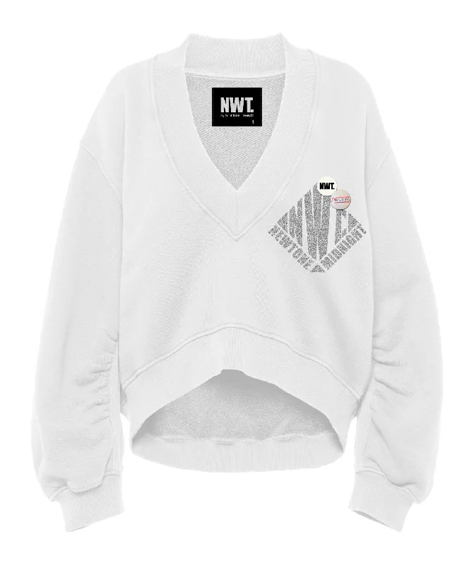 Final Clearance Sweatshirt marlee dirty white "MID"