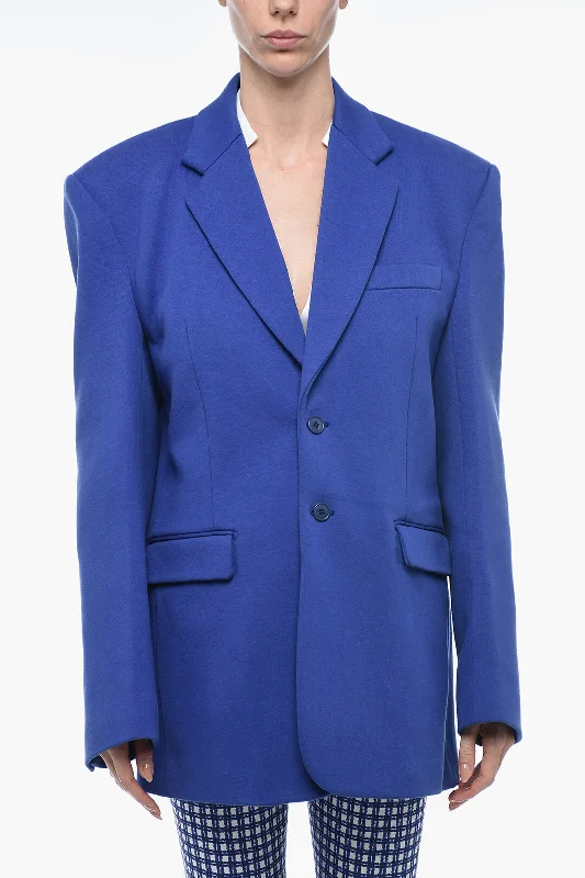 Discount Deals Vetements Wool Blend Oversized Blazer Xs Standard Size