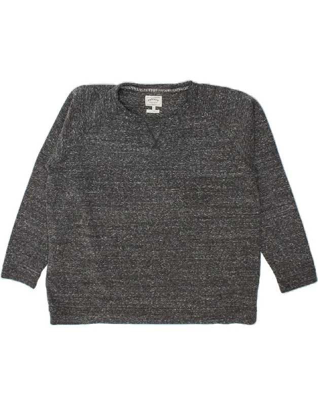 New Arrival FAT FACE Womens Oversized Sweatshirt Jumper UK 18 XL Grey Flecked