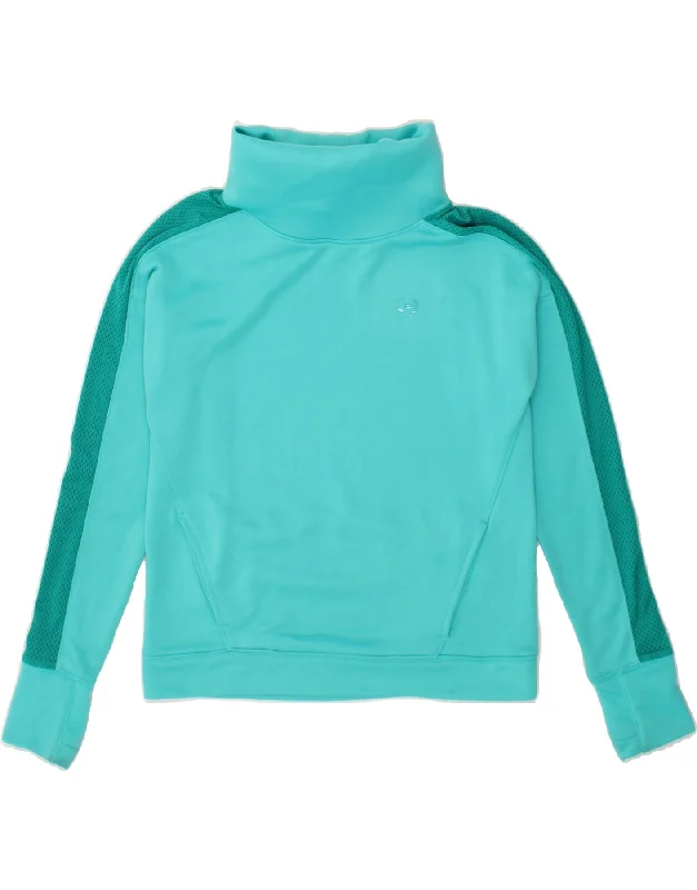 Price Slash UNDER ARMOUR Womens Oversized Roll Neck Sweatshirt Jumper UK 10 Small Blue Price Slash UNDER ARMOUR Womens Oversized Roll Neck Sweatshirt Jumper UK 10 Small Blue