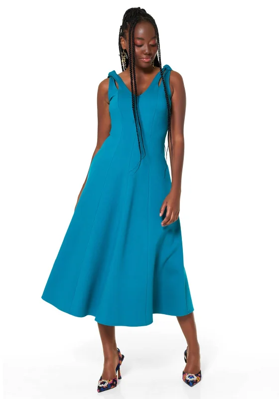 Price Break Closet London A-Line Midi Dress, Teal