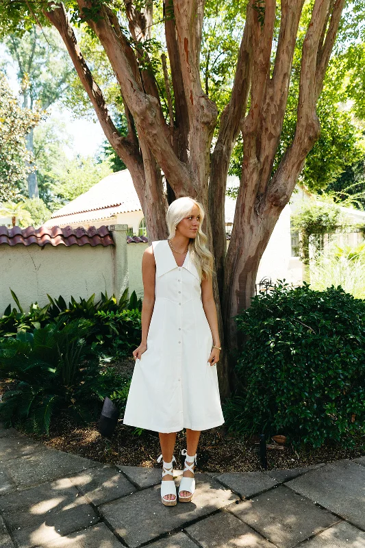 Today’s Special Here And There Midi Dress - White