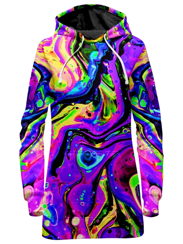 Holiday Sale Purple Funk Hoodie Dress