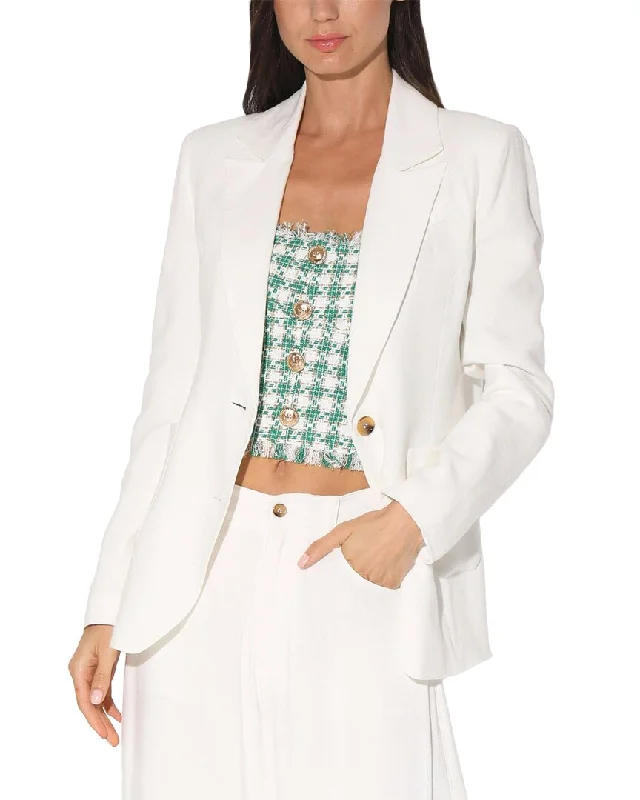 Exclusive Preview Walter Baker Felix Linen-Blend Blazer