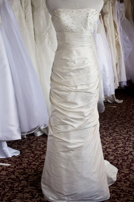 Mega Sale Other Angelina Faccenda Silk Strapless Taffeta Gown