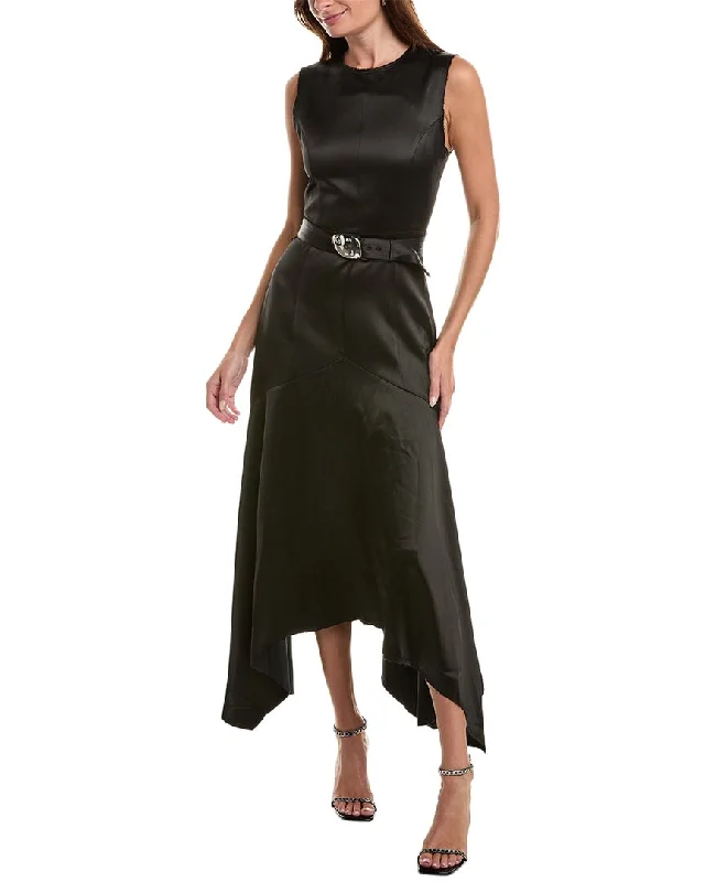 Final Sale Nicholas womens  Carla Maxi Dress, 4, Black