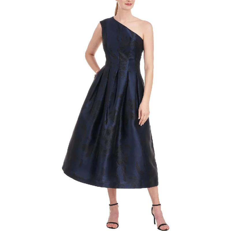 Act Now Carlan Womens Metallic Midi Cocktail And Party Dress