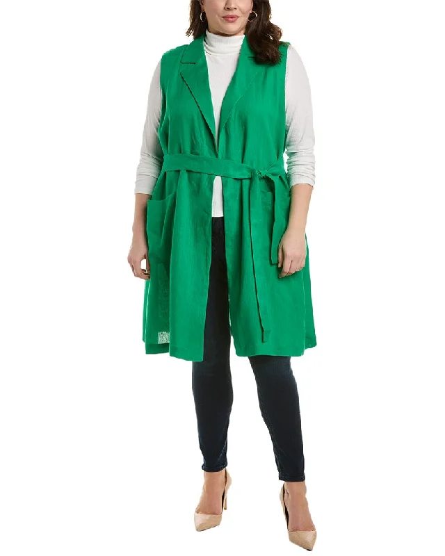 Early Access Marina Rinaldi Plus Fiabesco Linen Jacket