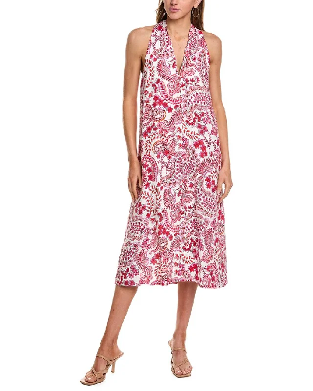 Low Prices Johnny Was Crisscross Linen Dress