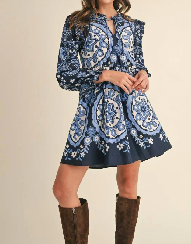 Great Deals Hamilton Dress In Blue