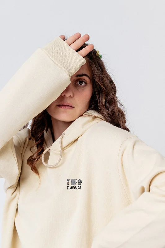 Super Savings Barista Set | Bestickter Bio Baumwoll Frauen Hoodie