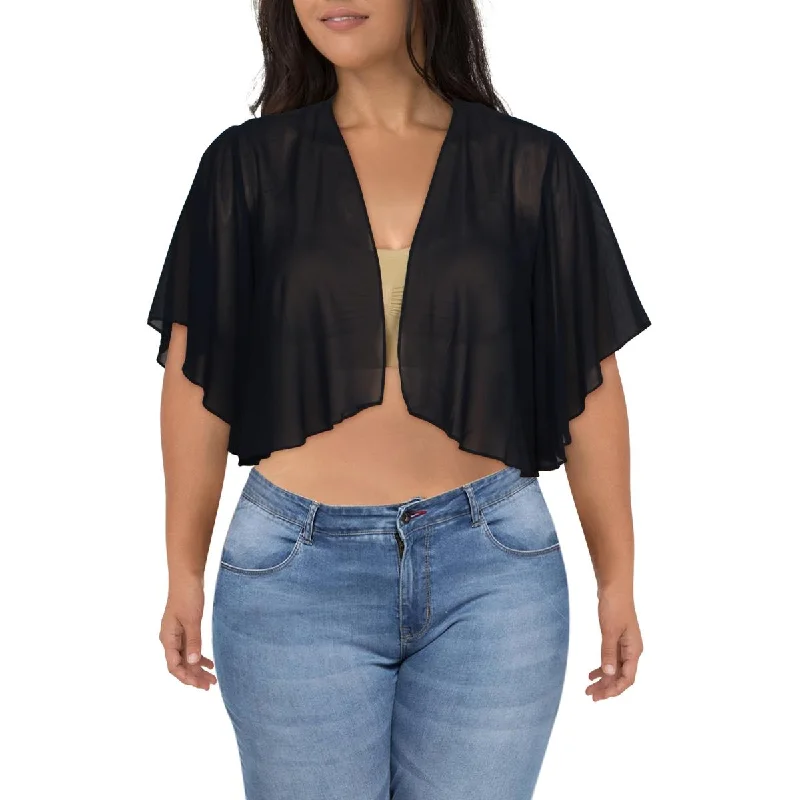 Best Bargains Womens Chiffon Sheer Bolero