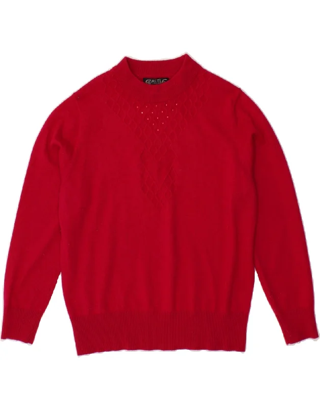 Get It Before It’s Gone CASTLE OF IRELAND Womens Turtle Neck Jumper Sweater UK 16 Large Pink Wool Get It Before It’s Gone CASTLE OF IRELAND Womens Turtle Neck Jumper Sweater UK 16 Large Pink Wool