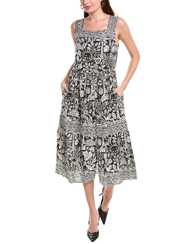 New Markdowns Johnny Was Luciana Tank Linen Maxi Dress