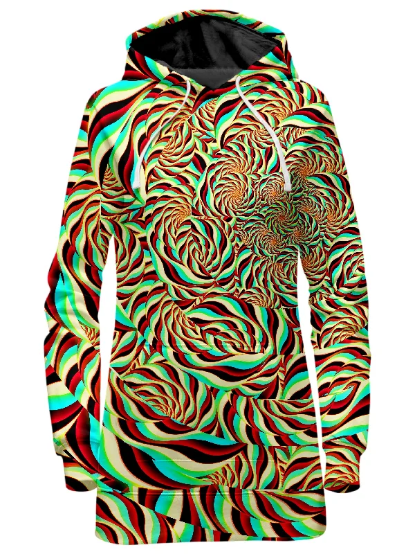 Seasonal Clearance Horizon Trippy Hoodie Dress