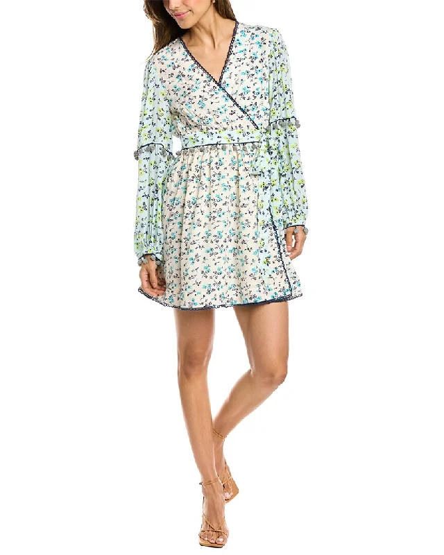 Limited Availability Ash & Eden Fara Mini Wrap Dress