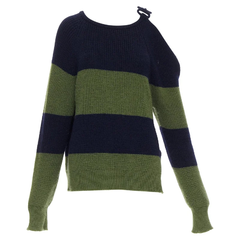 Deal of the Week Monse Embellished Cutout Fine Merino Wool Sweater