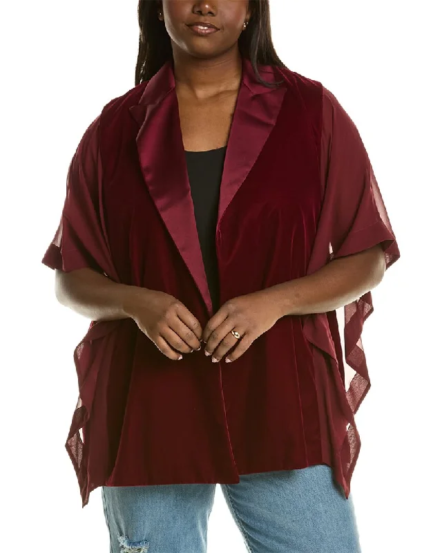 Don't Wait Marina Rinaldi Fatal Silk-Trim Jacket