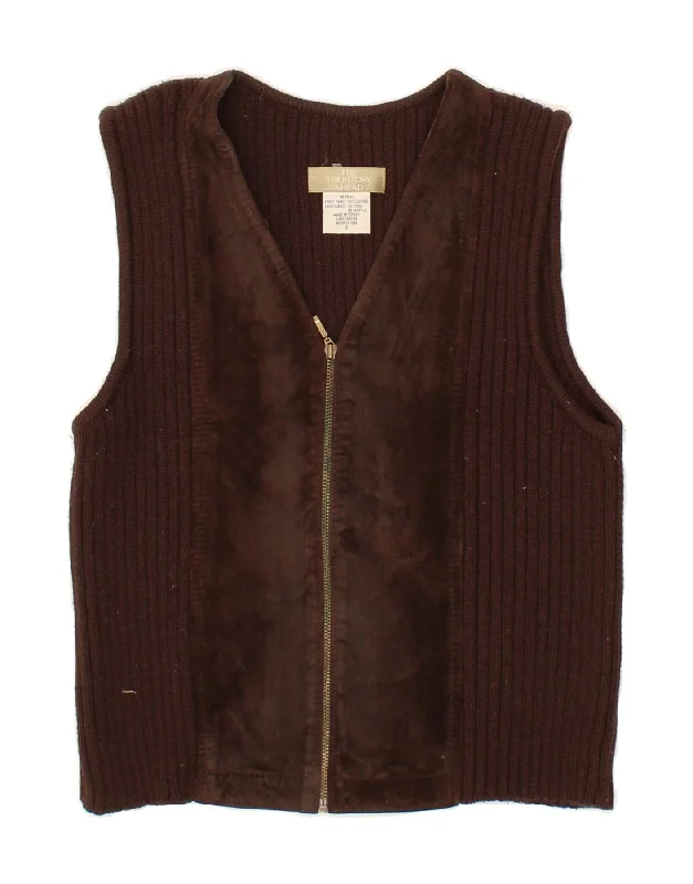 Today’s Special THE TERRITORY AHEAD Womens Sleeveless Cardigan Sweater UK 10 Small Brown Today’s Special THE TERRITORY AHEAD Womens Sleeveless Cardigan Sweater UK 10 Small Brown