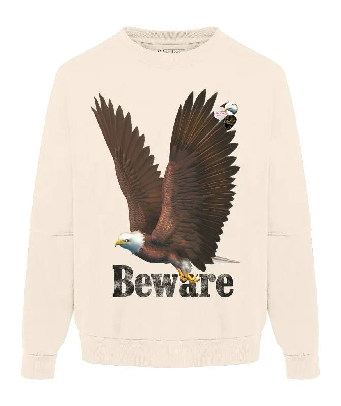 Final Markdown Sweatshirt roller natural "BEWARE"