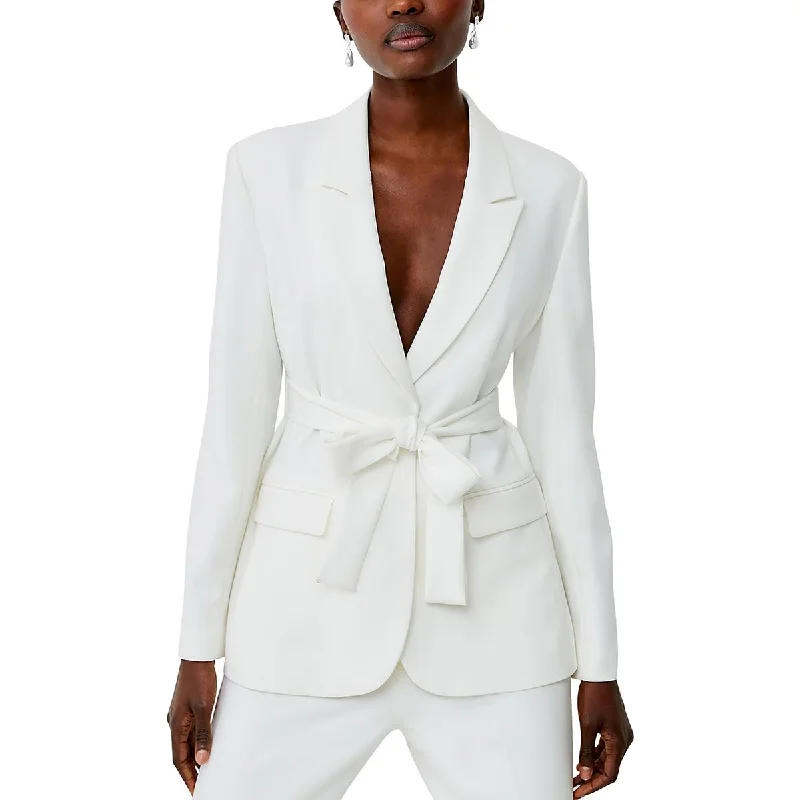 Value Deals Womens Shoulder Pads Long Sleeve One-Button Blazer