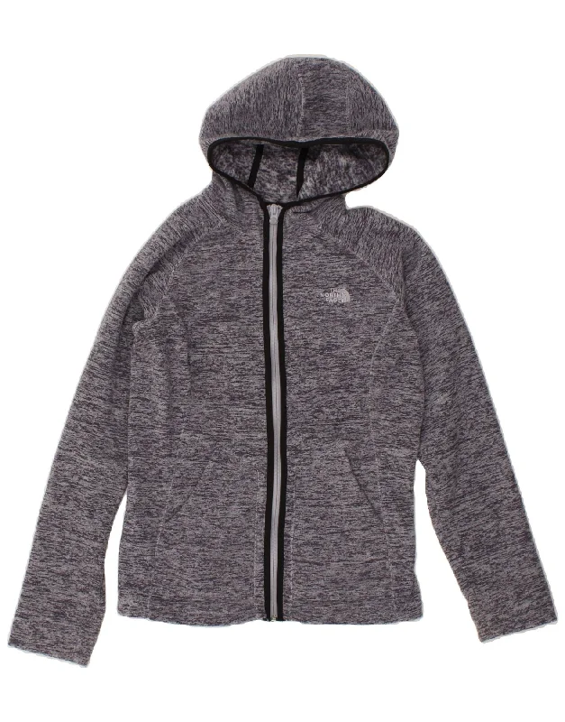 Super Deal THE NORTH FACE Womens Zip Hoodie Sweater UK 12 Medium Grey