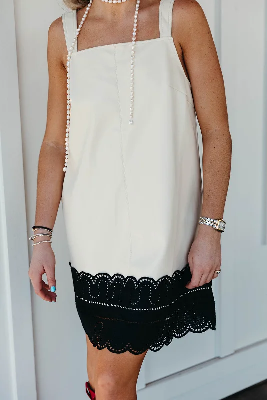 Bargain Blast Phoebe Mini Dress - Ivory